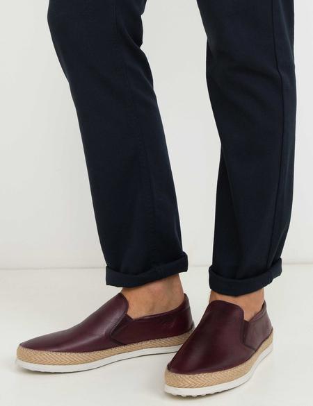 Bordo Oxford Ayakkabı - 50177809009