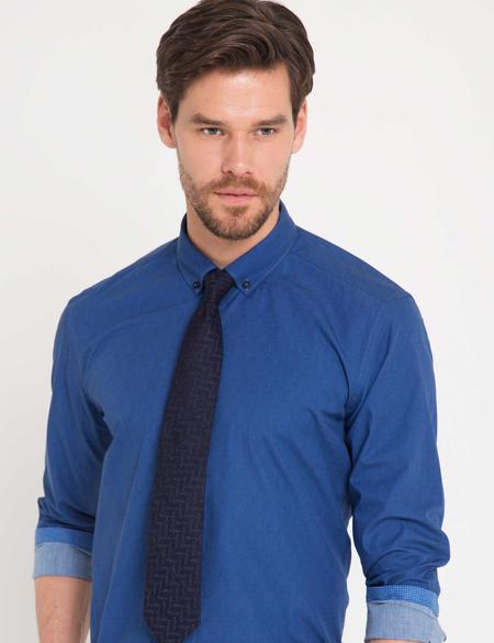 Slim Mavi Gömlek - 50178953032