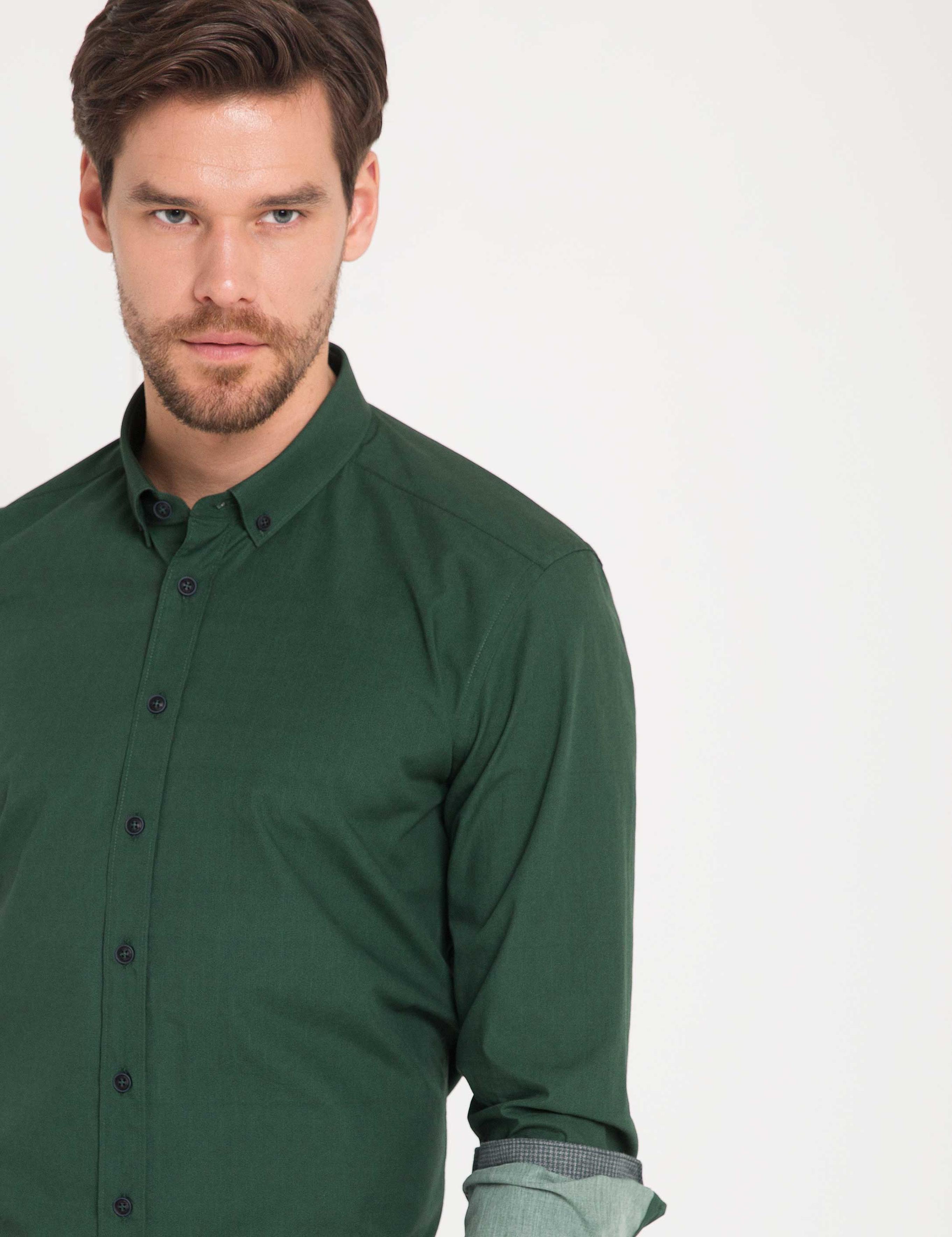 Slim Yeşil Gömlek