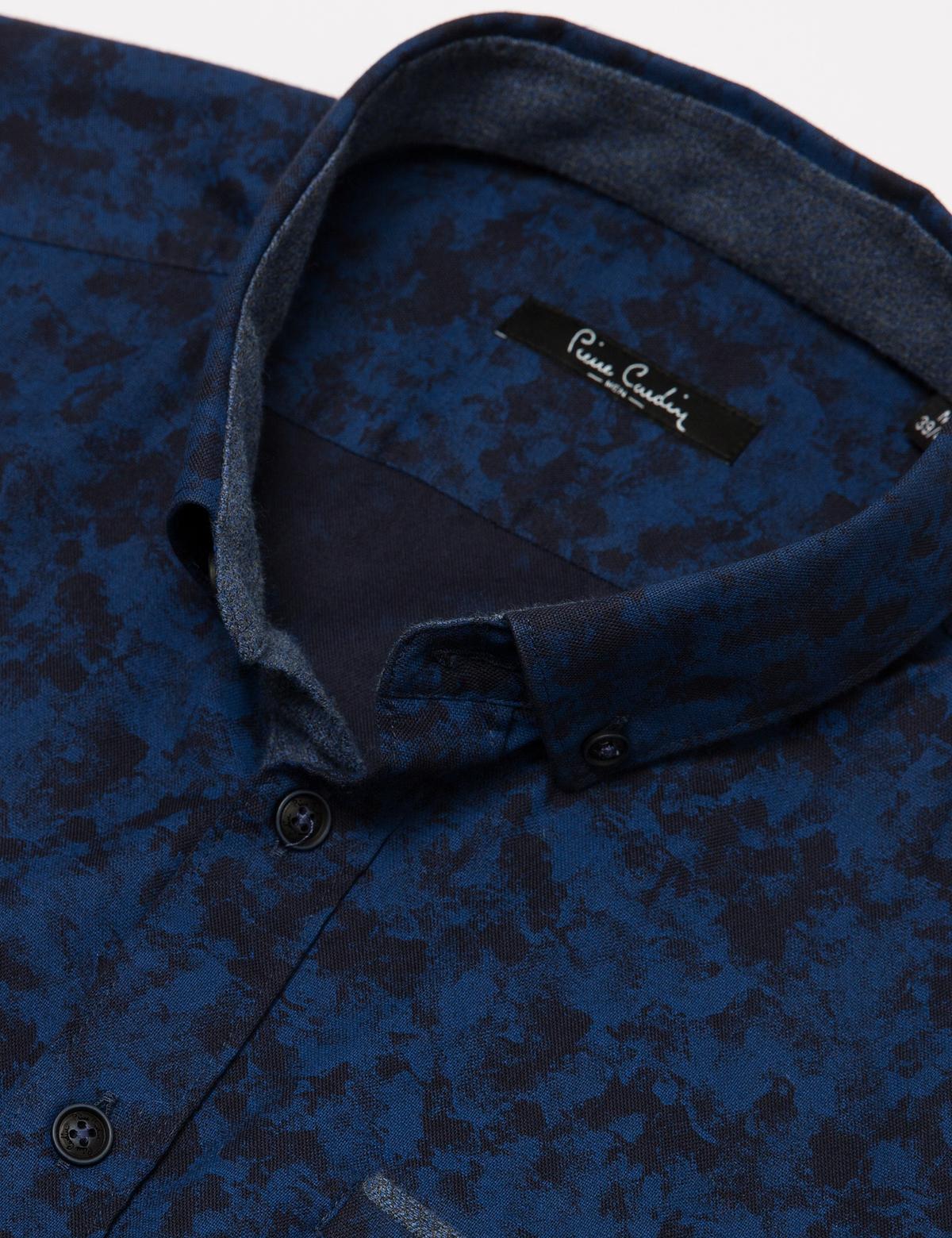 Lacivert Slim Fit Gömlek - 50178957019