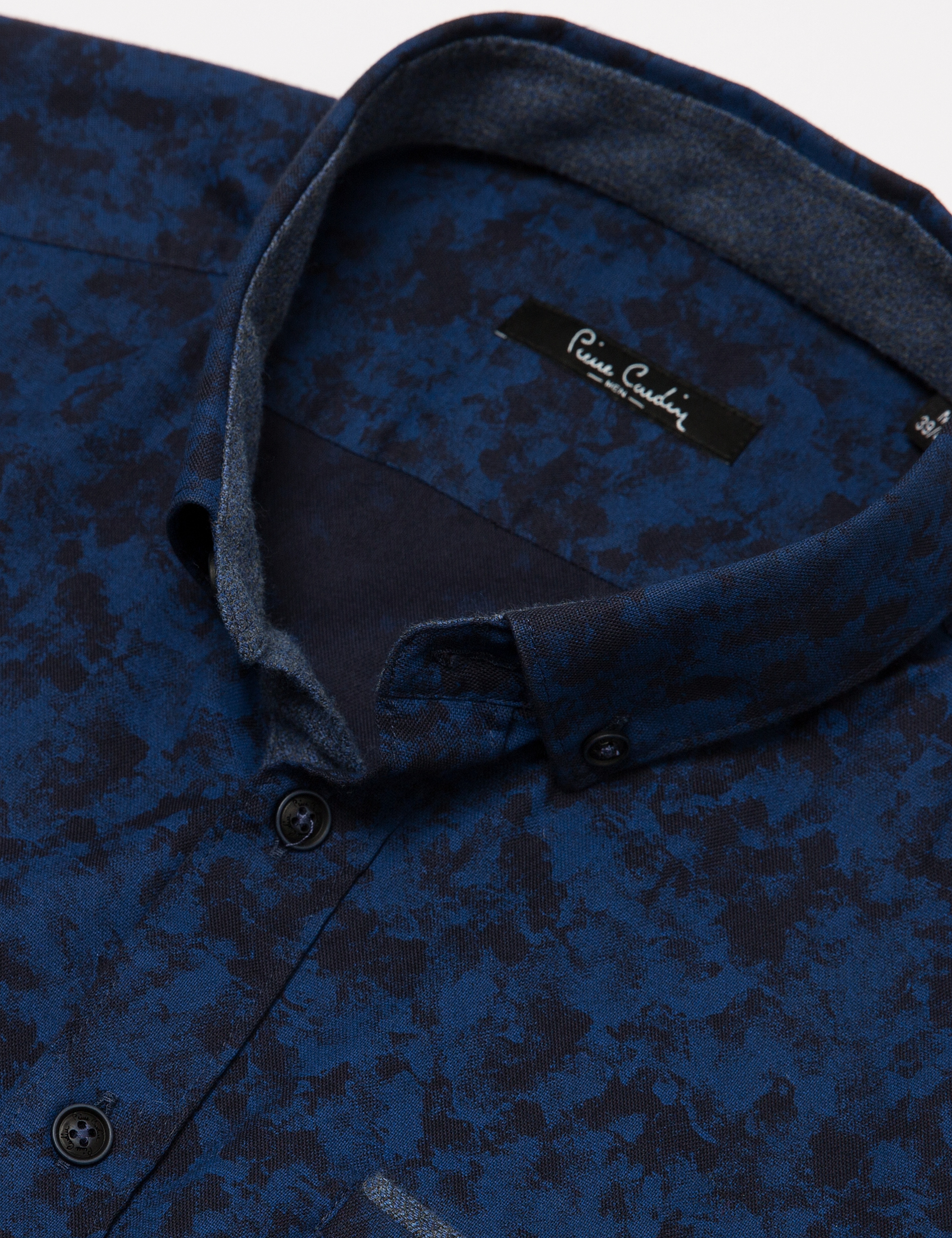 Lacivert Slim Fit Gömlek - Image 3