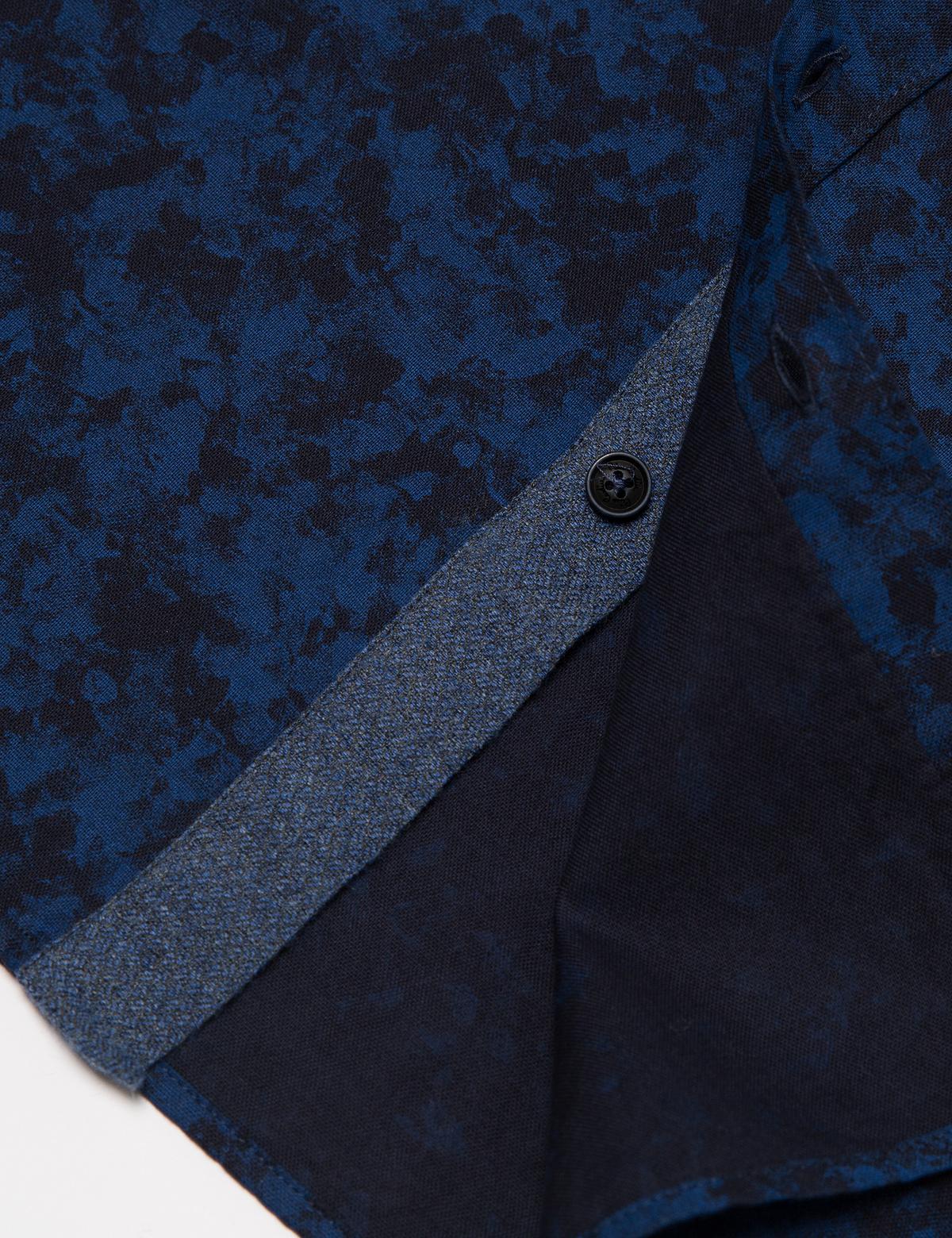 Lacivert Slim Fit Gömlek - 50178957019