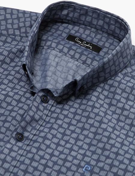 Slim Gri Gömlek - 50178958019