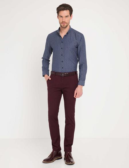 Slim Gri Gömlek - 50178958019