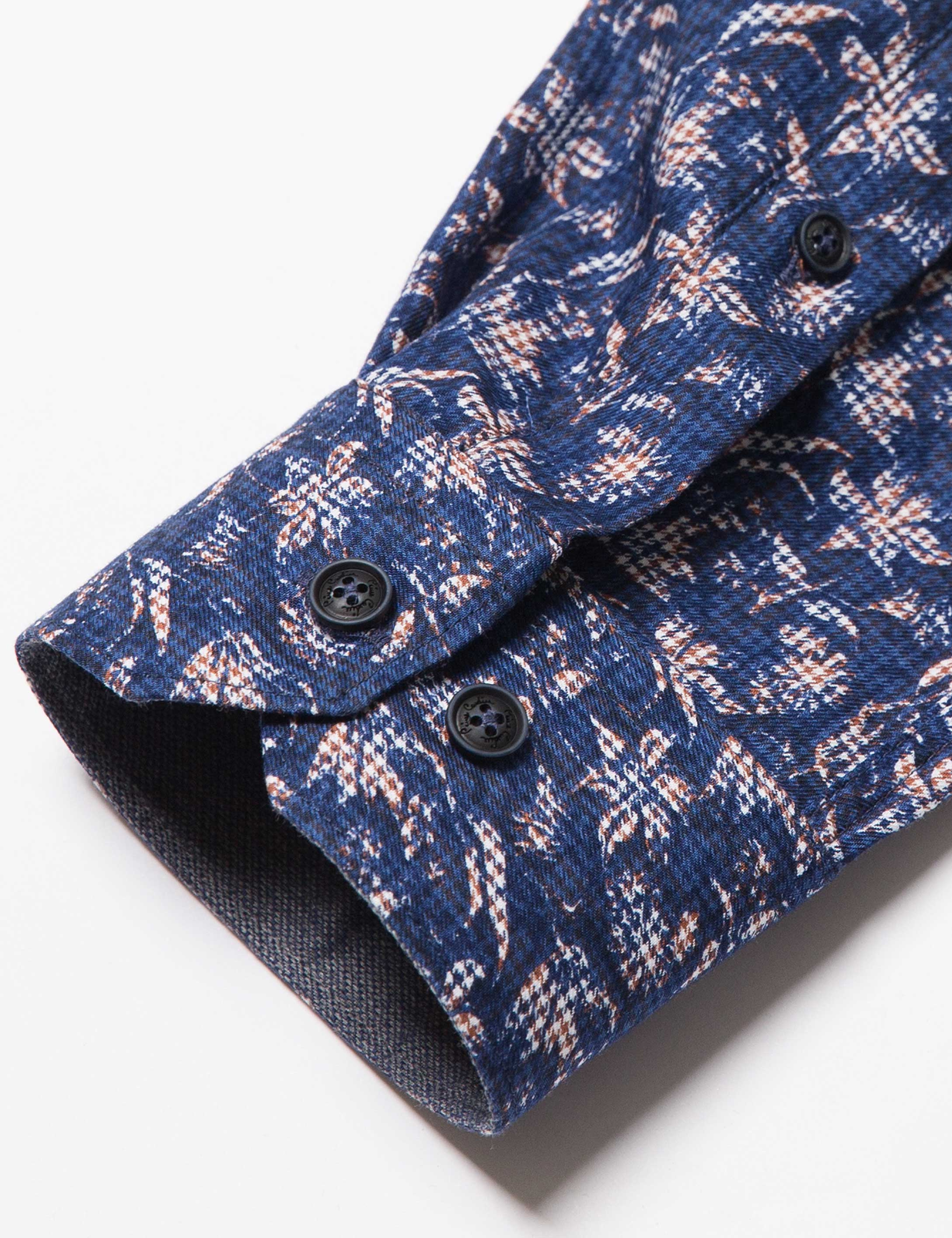 Lacivert Slim Fit Gömlek - Image 4