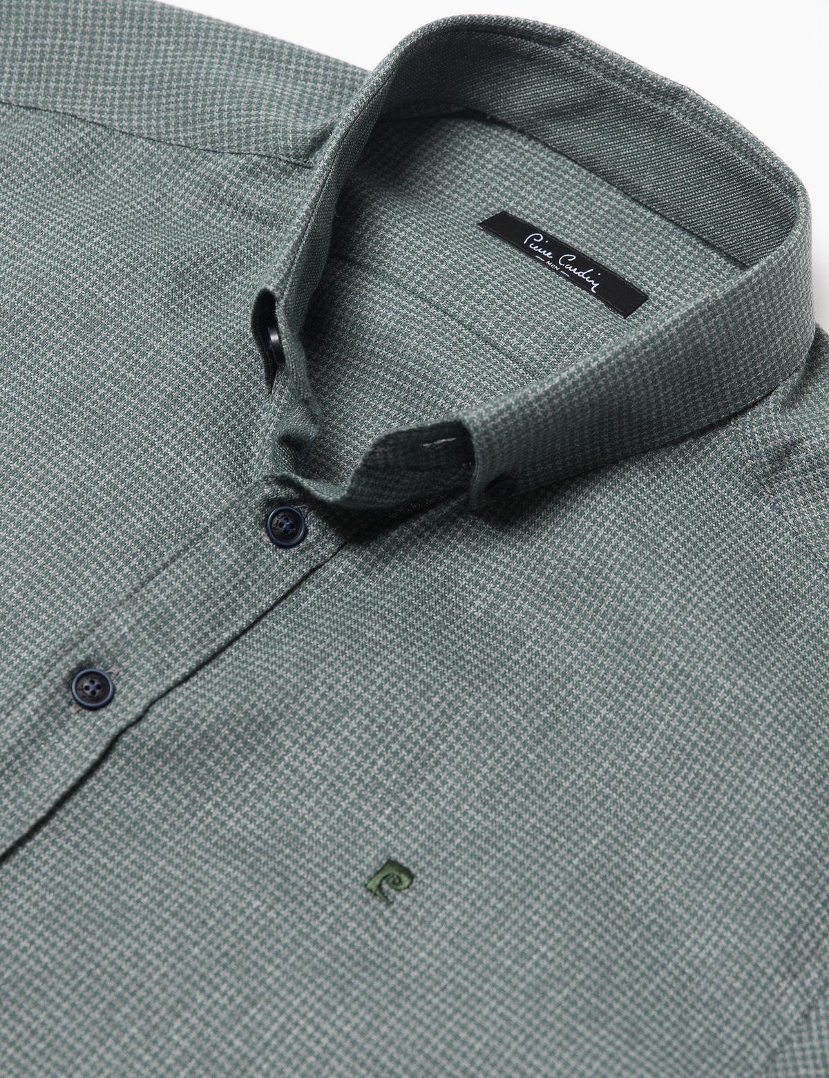 Slim Yeşil Gömlek - 50178976050