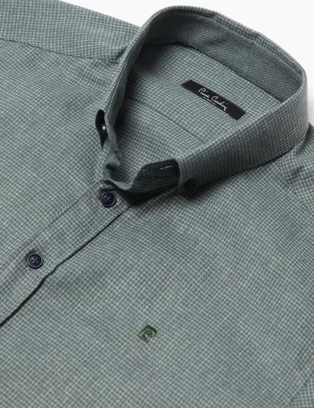 Slim Yeşil Gömlek - 50178976050