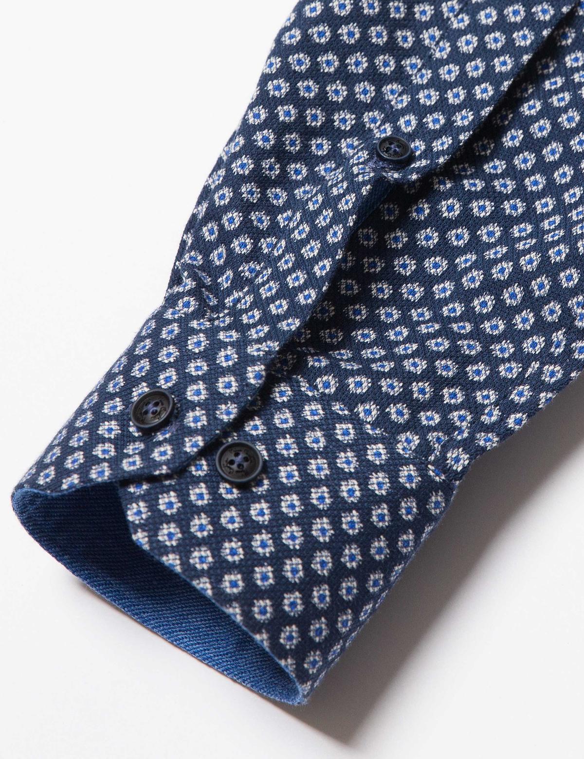 Slim Lacivert Gömlek - 50178979025