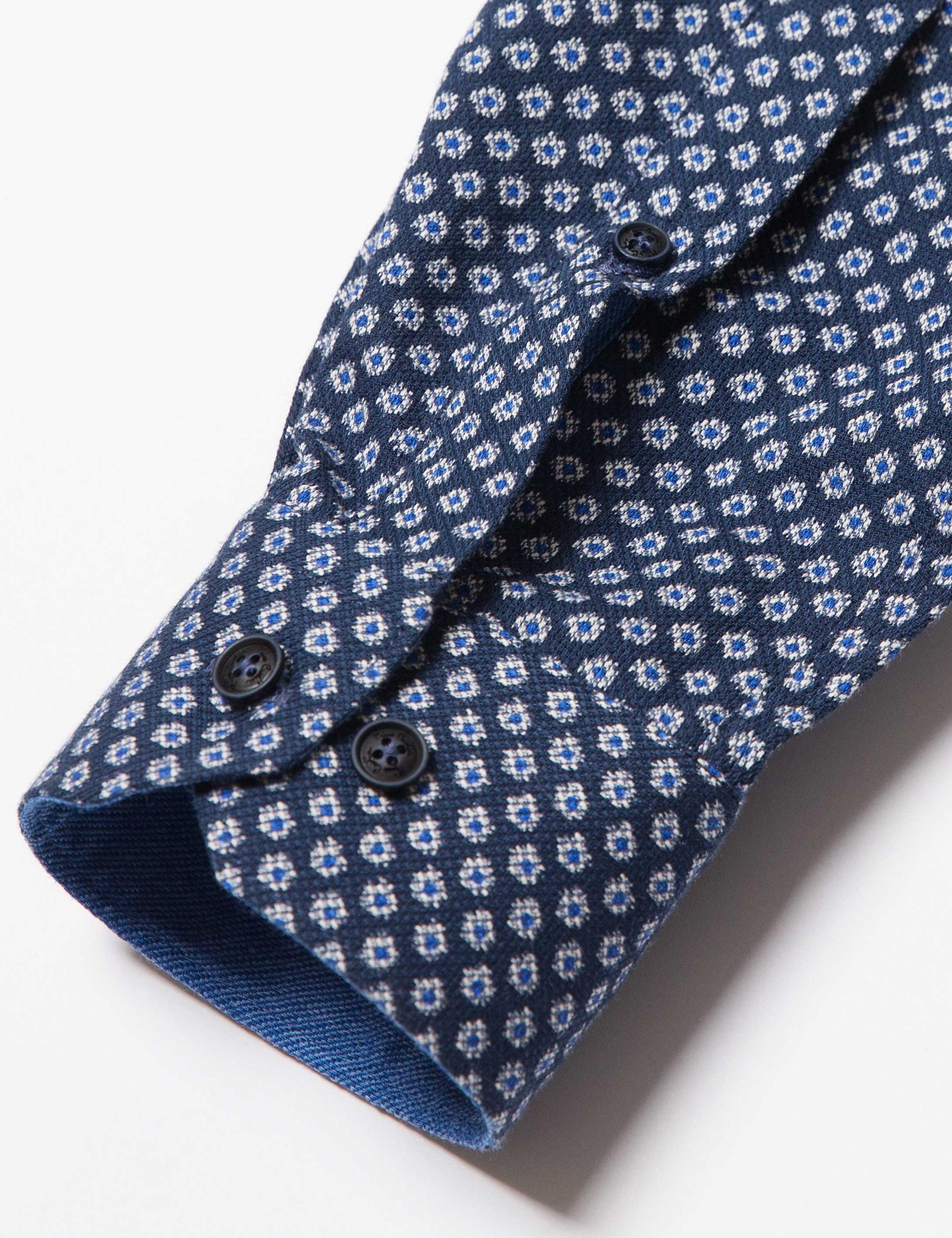 Slim Lacivert Gömlek