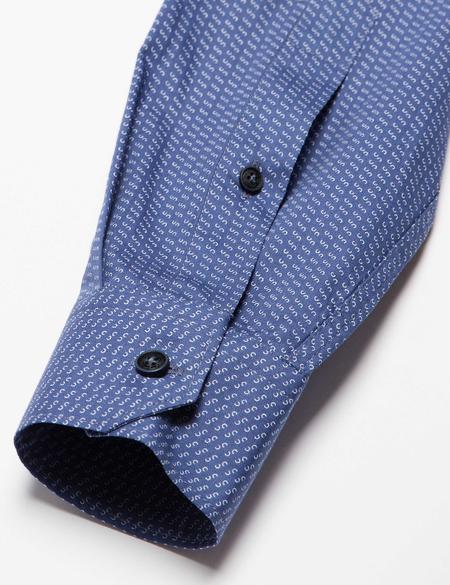 Lacivert Slim Fit Uzun Kollu Gömlek - 50178988025