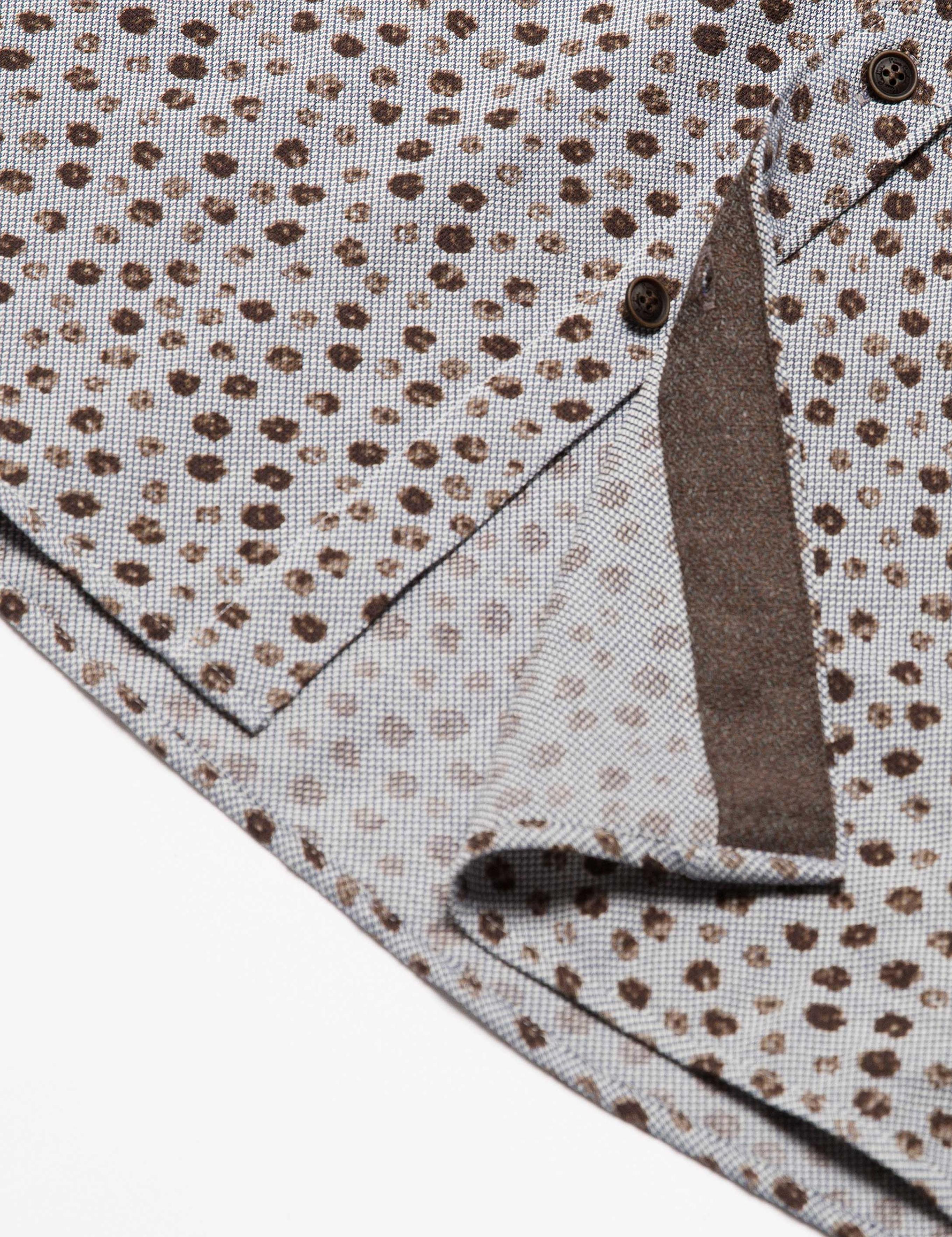 Slim Kahverengi Gömlek