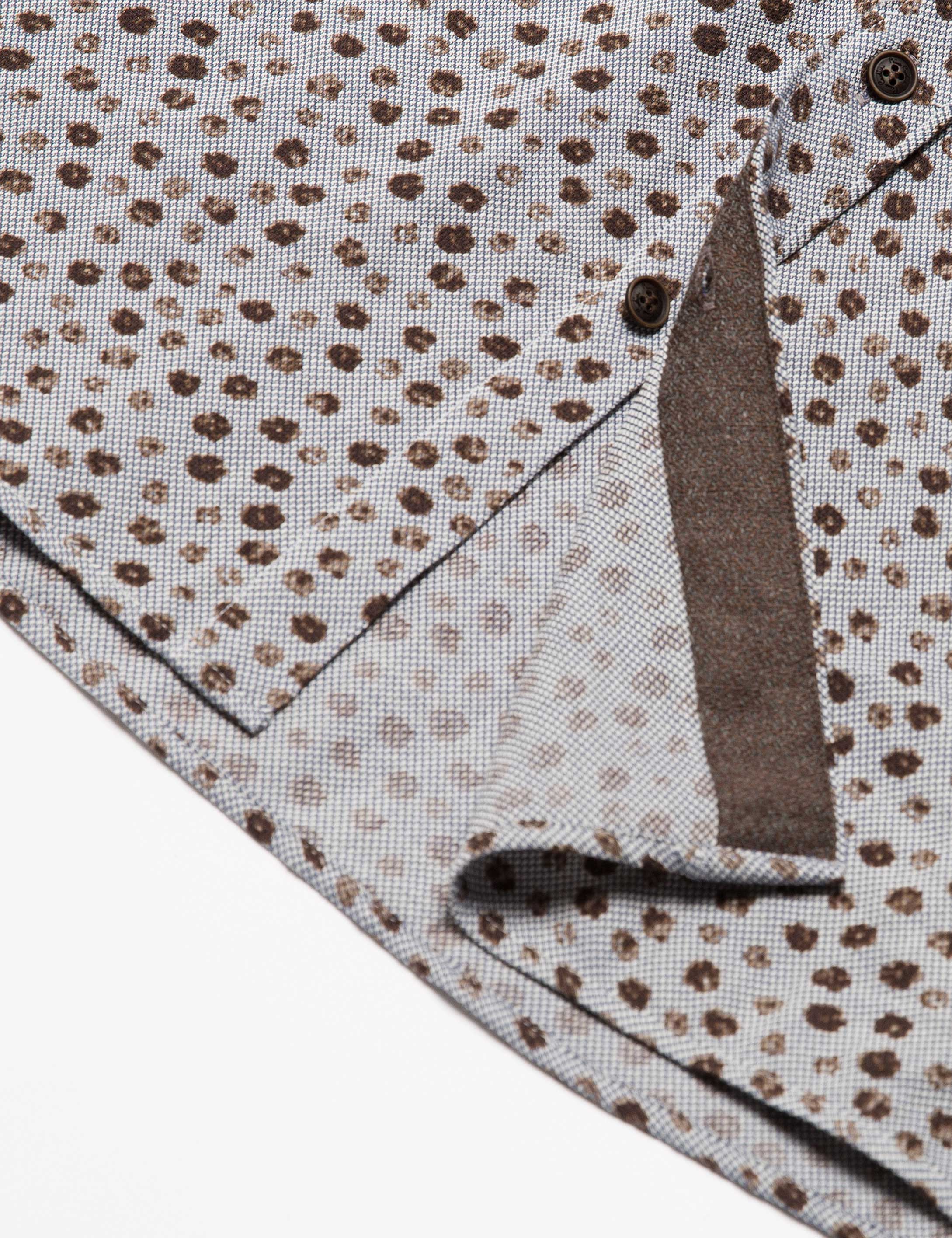 Slim Kahverengi Gömlek - 50178993028