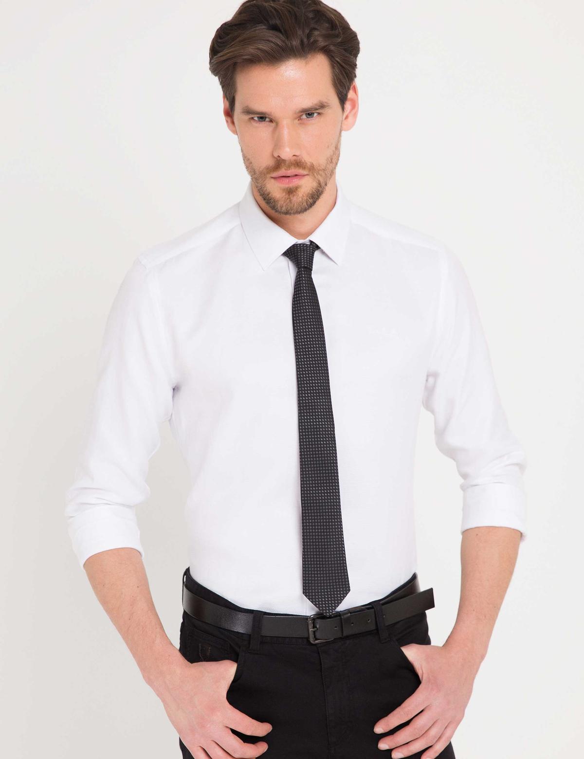 Regular Beyaz Gömlek - 50179001002