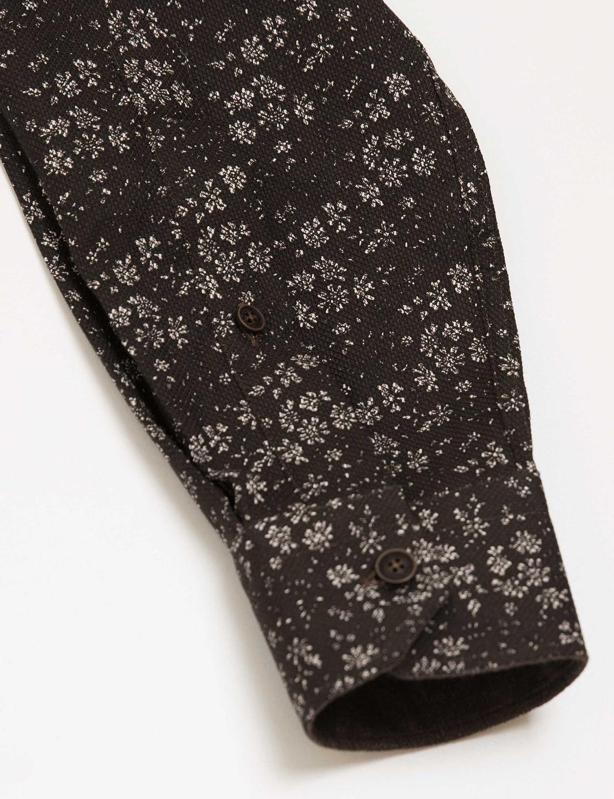 Slim Kahverengi Gömlek - 50179006035