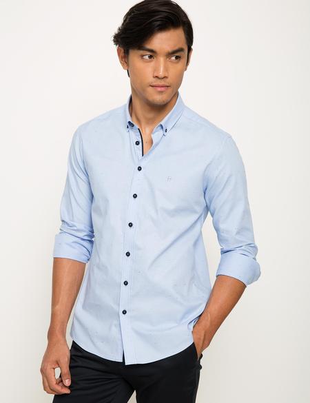 Slim Mavi Gömlek - 50179007017