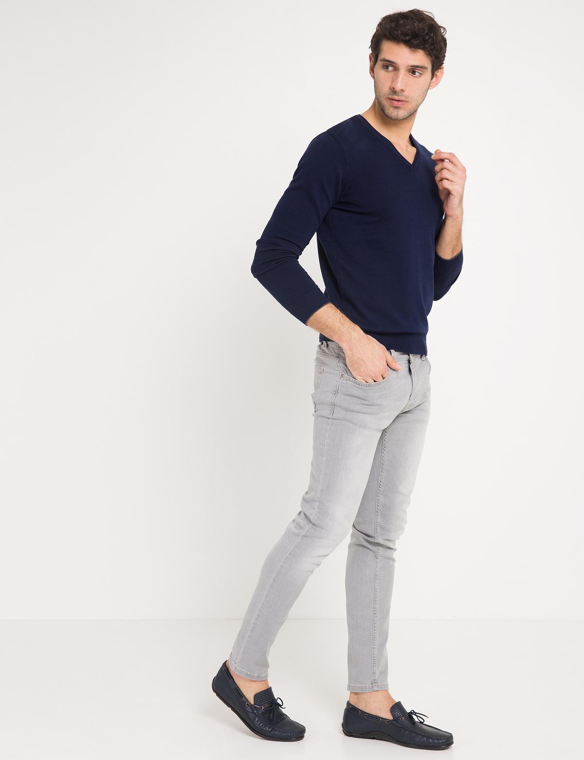 Lacivert Triko Kazak