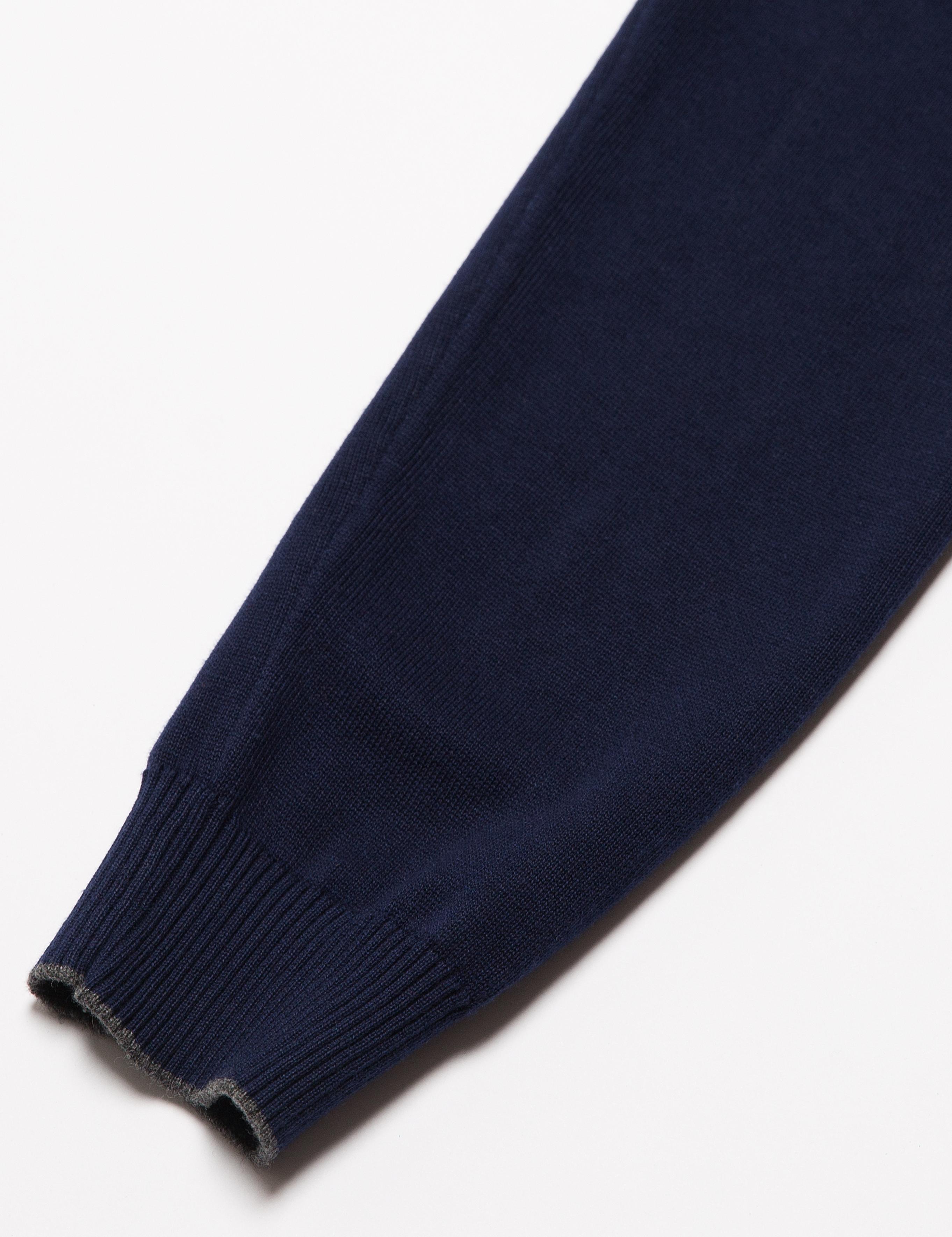 Lacivert Triko Kazak