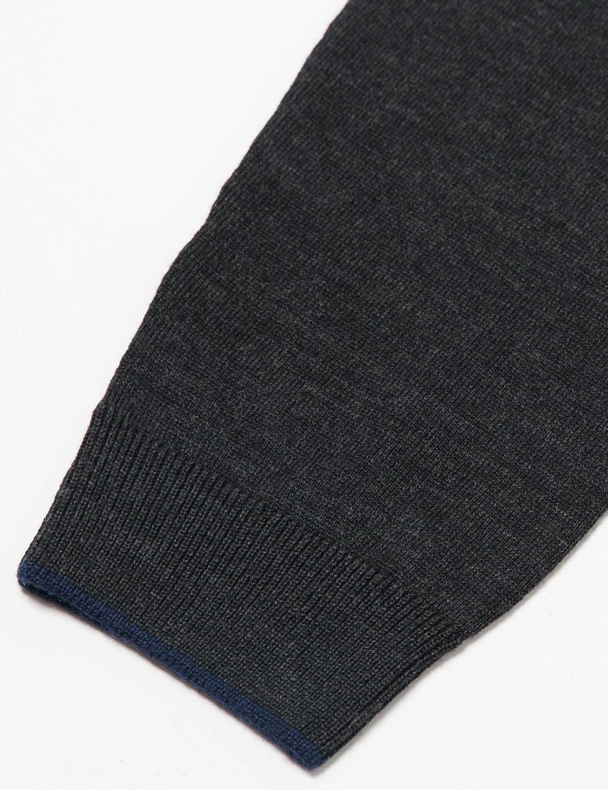 Gri Triko Kazak - 50179041028