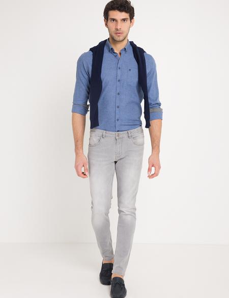 Regular Mavi Gömlek - 50179046061