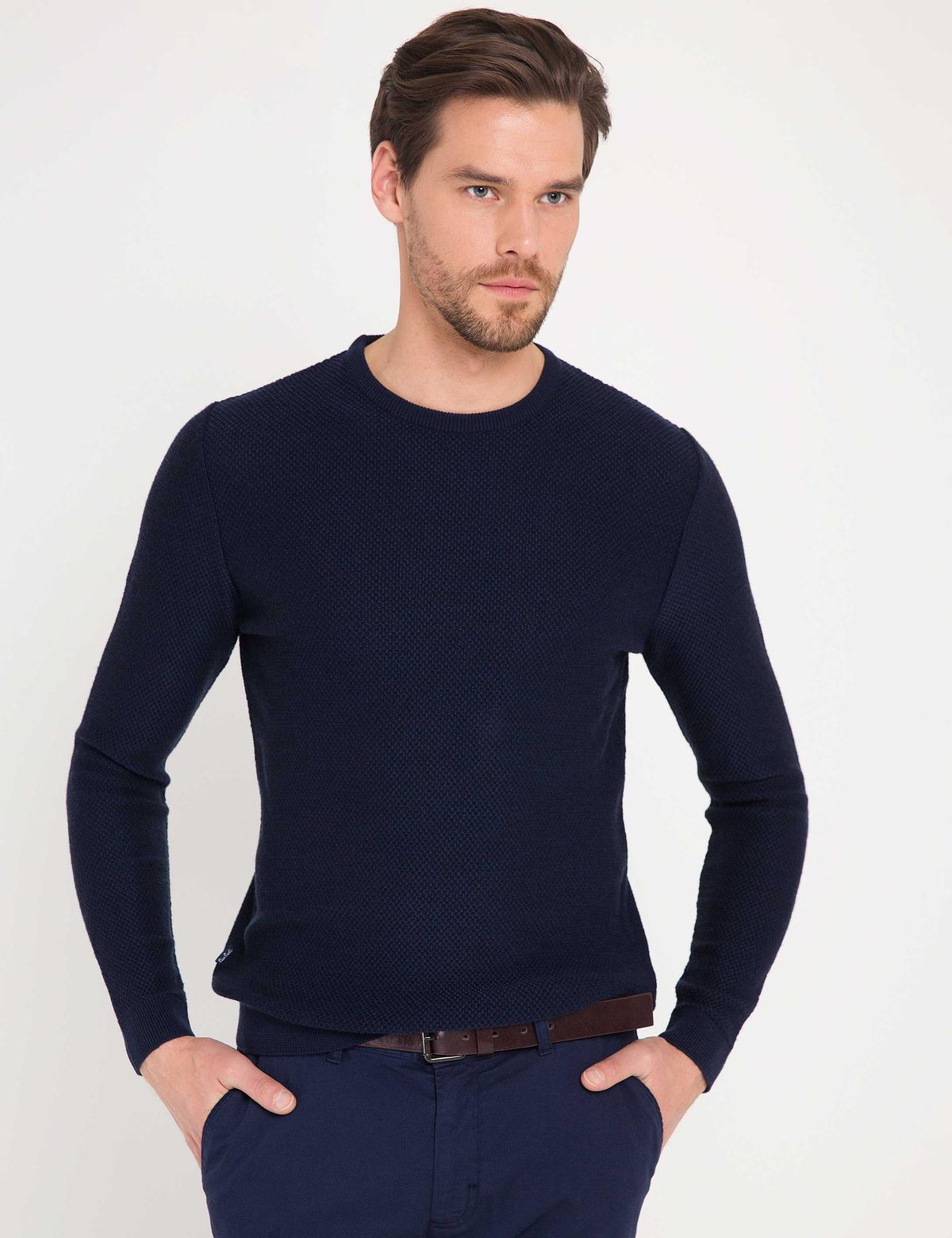 Lacivert Triko Kazak - 50179050011