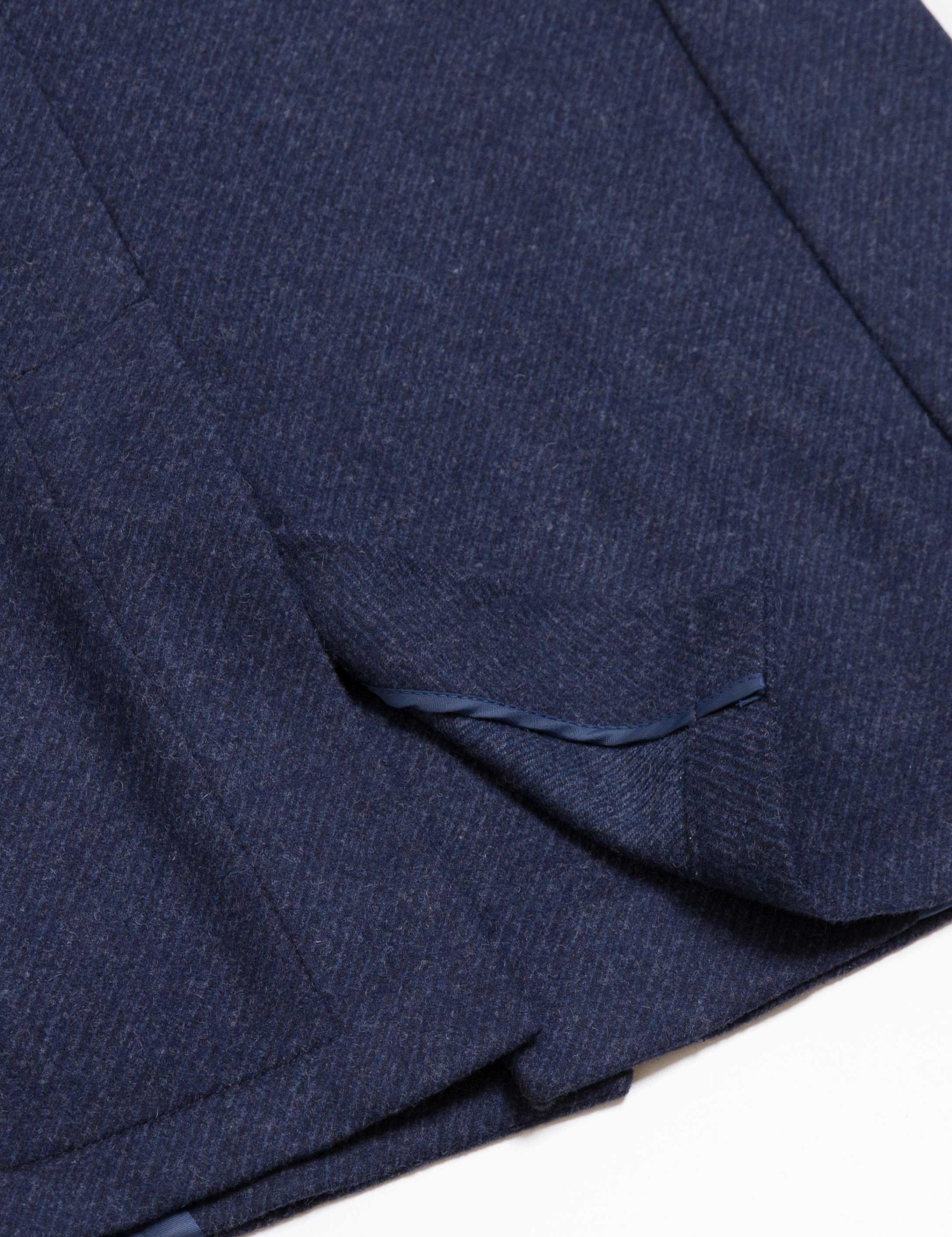 İndigo Slim Fit Palto