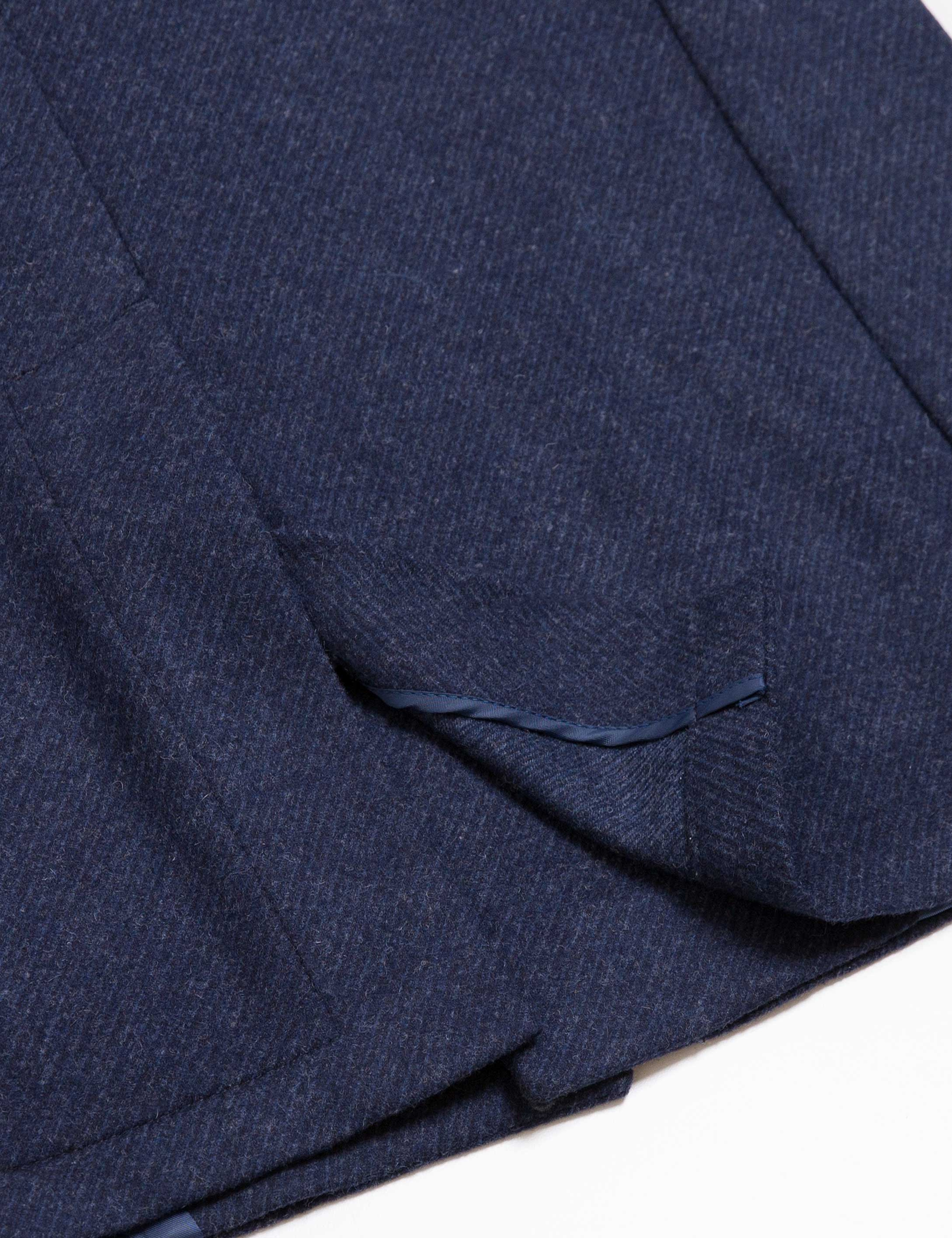 İndigo Slim Fit Palto - Image 4
