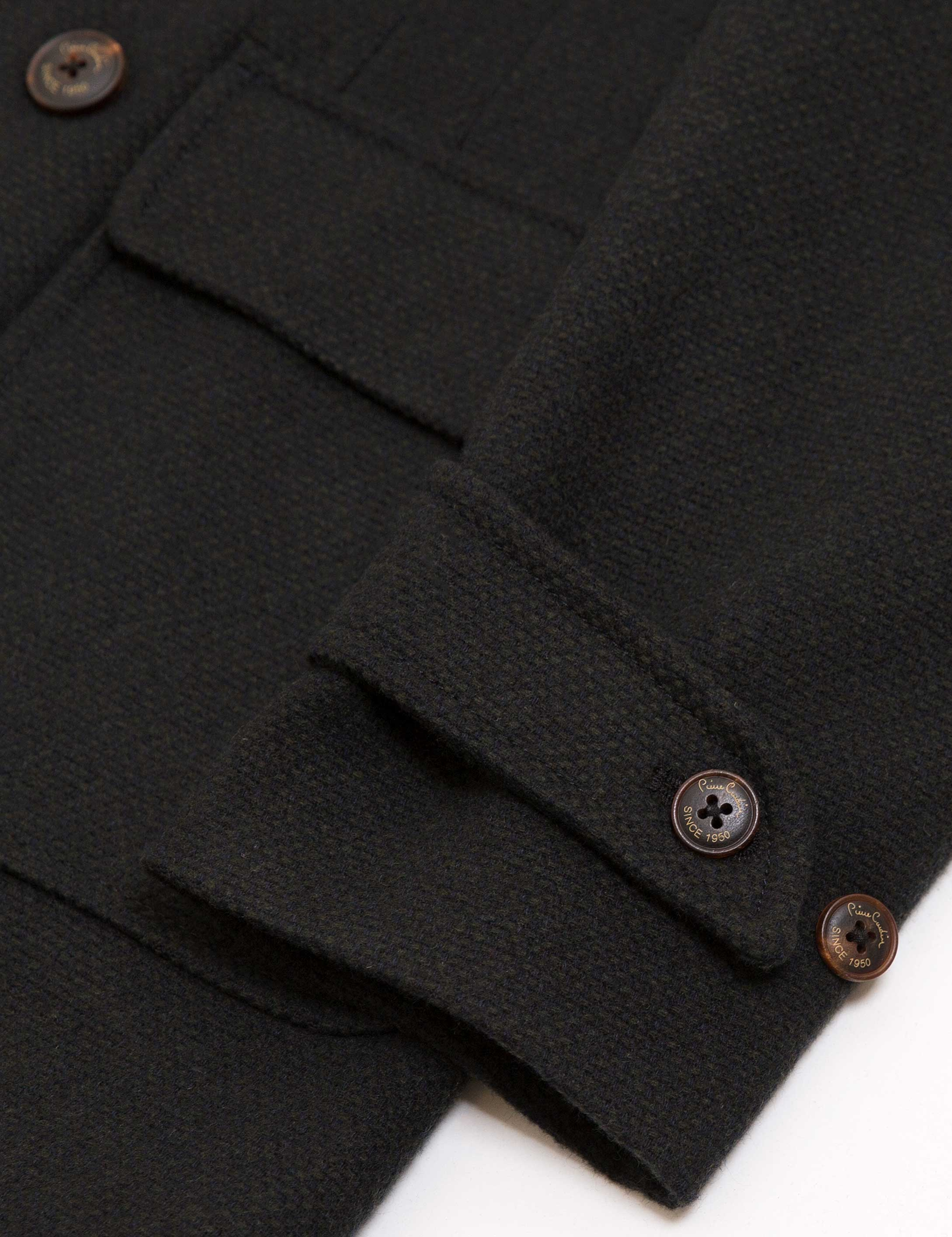 Yeşil Slim Fit Palto - Image 4