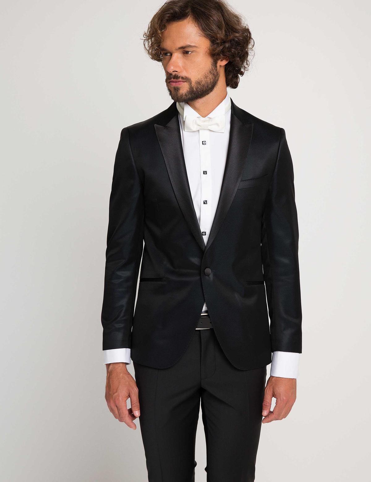 Lacivert Smokin Damatlık - 50180386038