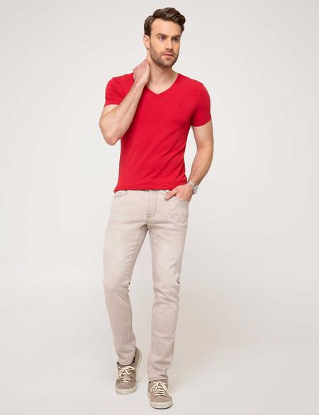 Gri Denim Pantolon - 50185663024