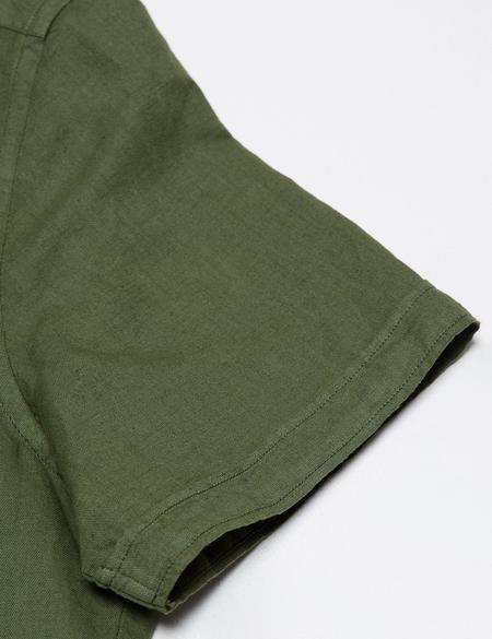 Yeşil Slim Fit Kısa Kollu Gömlek - 50185776052