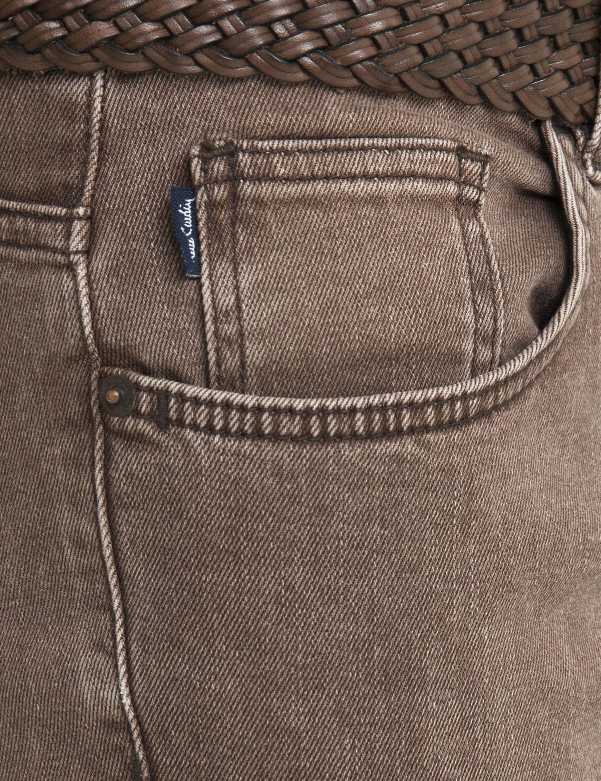 Kahverengi Denim Pantolon - 50185820015