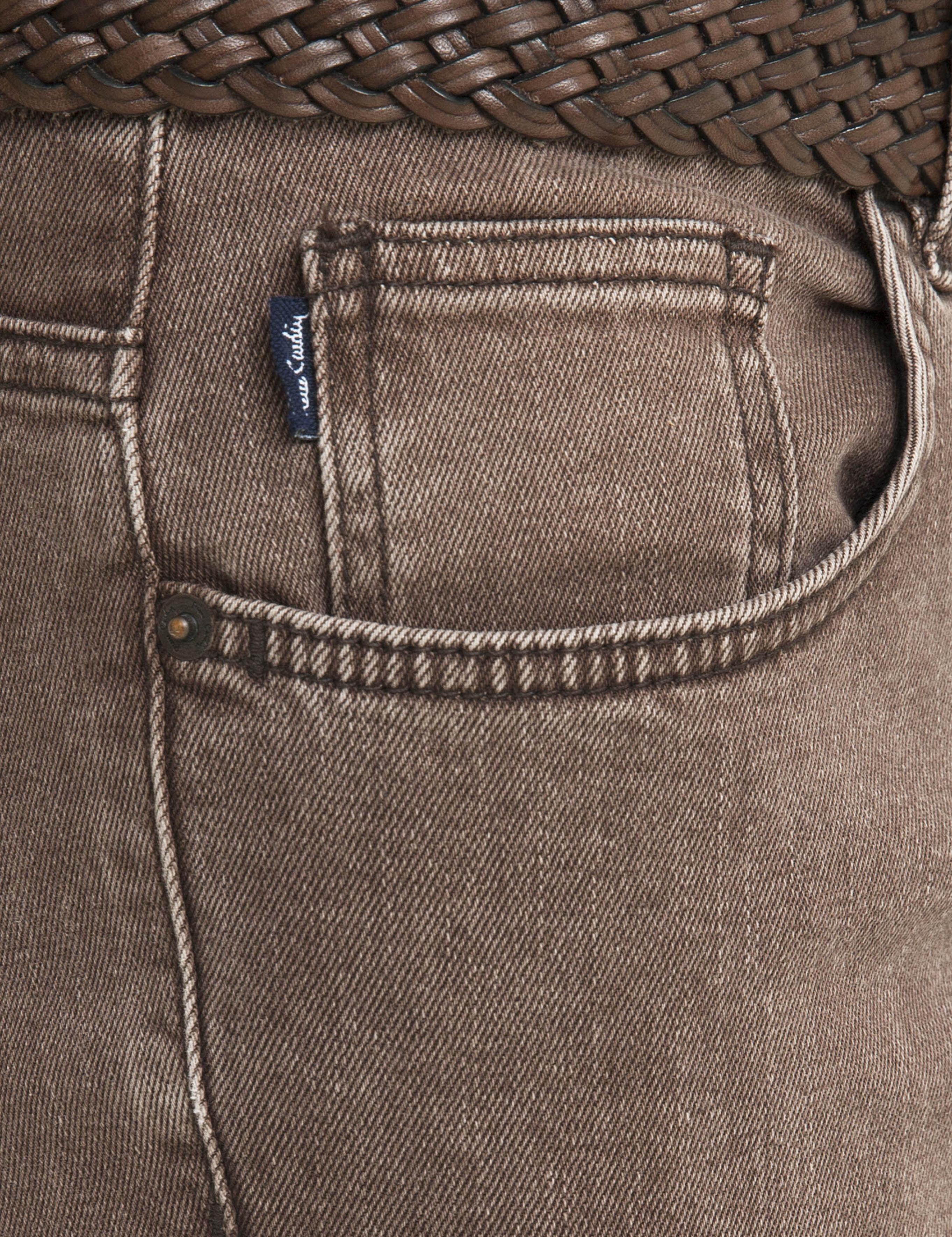 Kahverengi Denim Pantolon