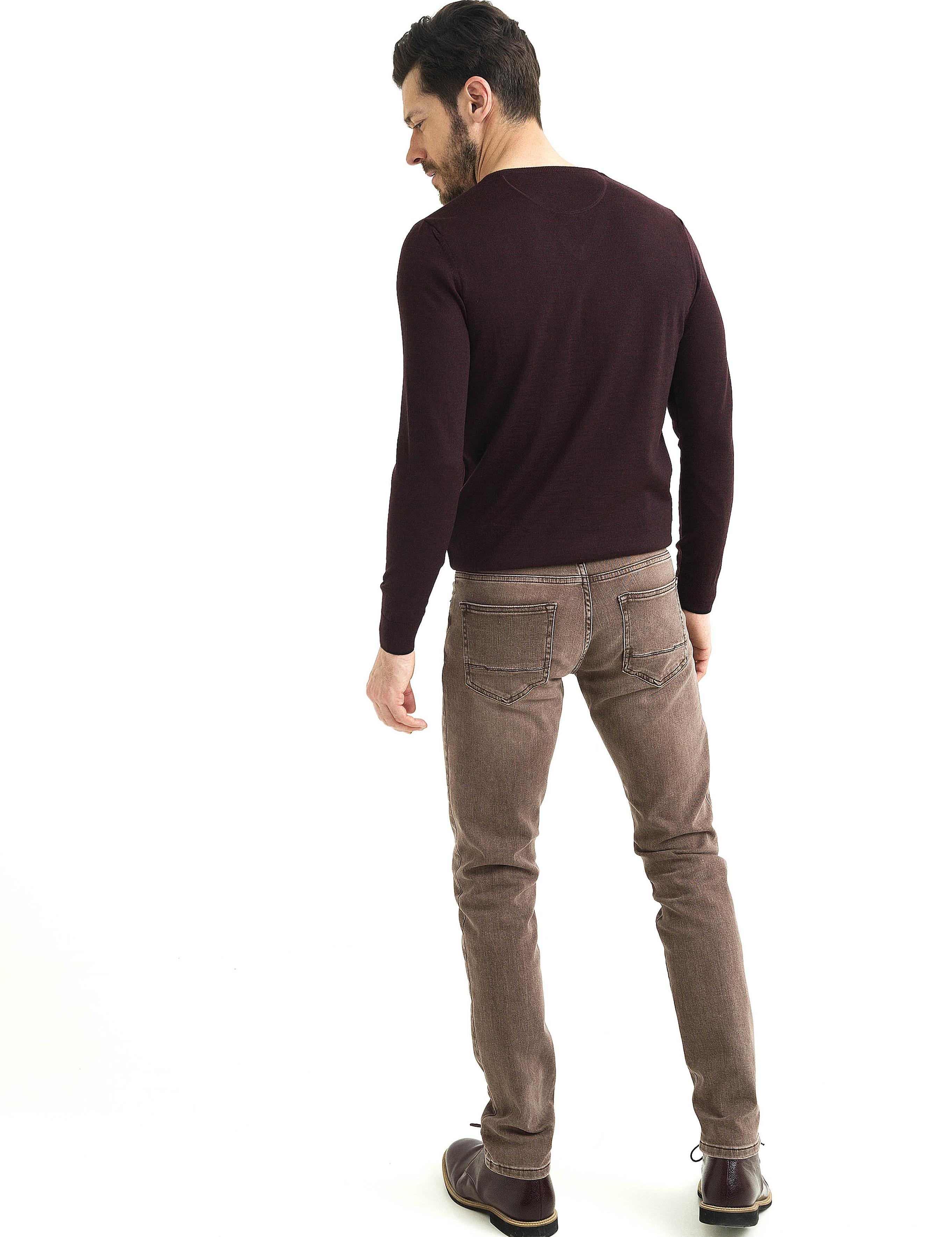 Kahverengi Denim Pantolon