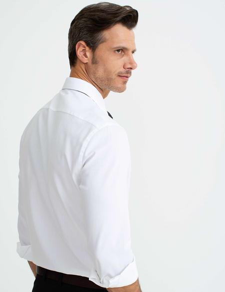 Beyaz Slim Fit Gömlek - 50185839007