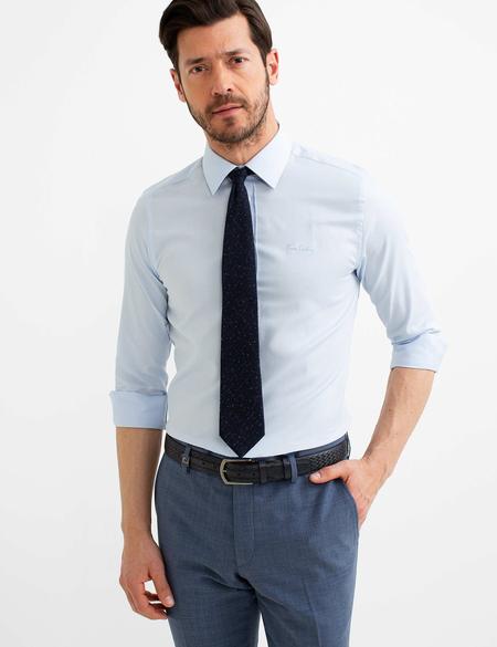 Açık Mavi Slim Fit Gömlek - 50185839014