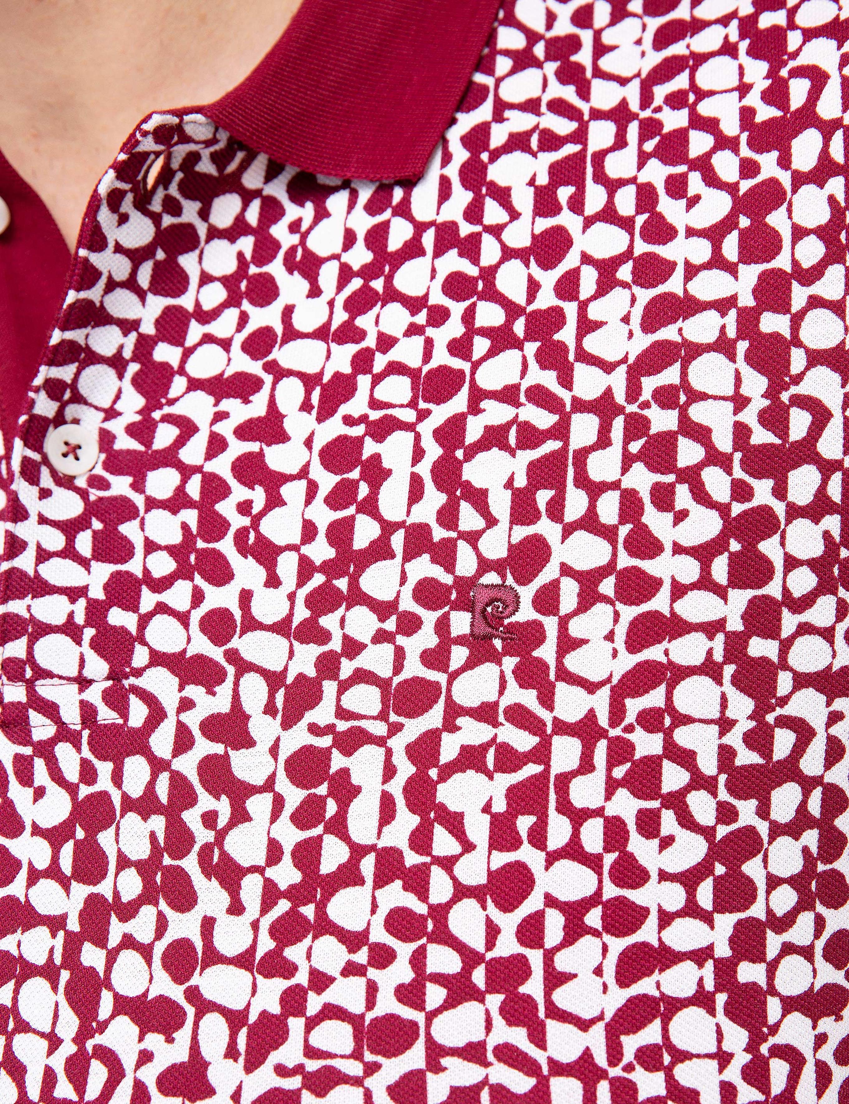 Bordo Slim Fit Polo Yaka Tişört