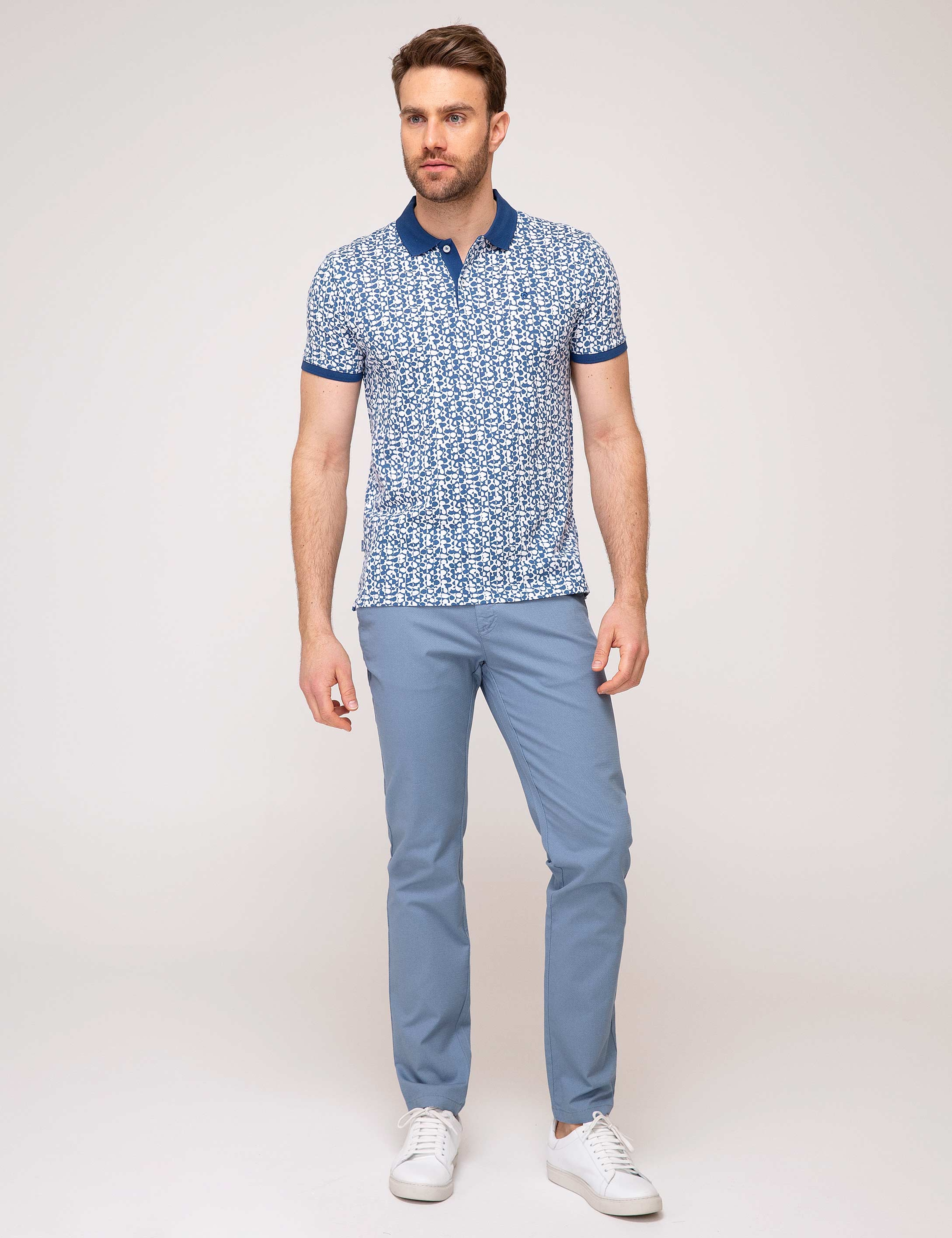 İndigo Slim Fit Tişört