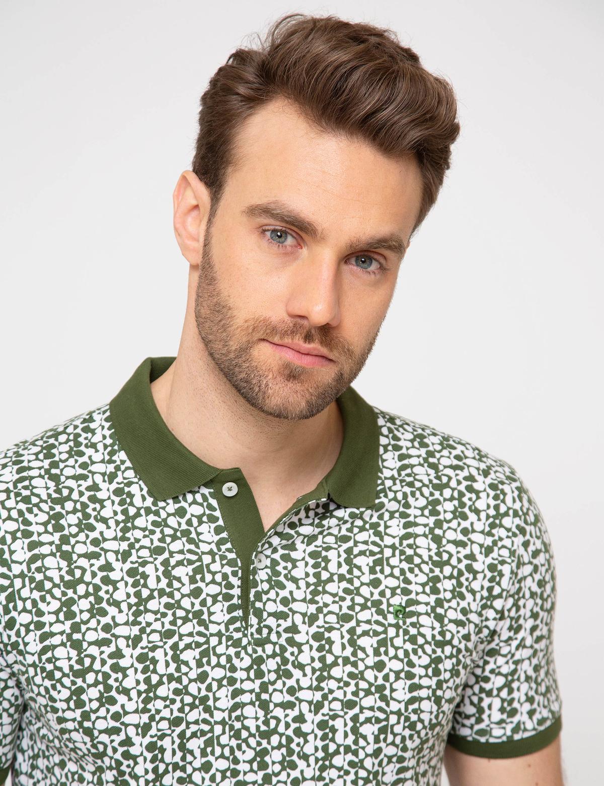 Yeşil Slim Fit Tişört