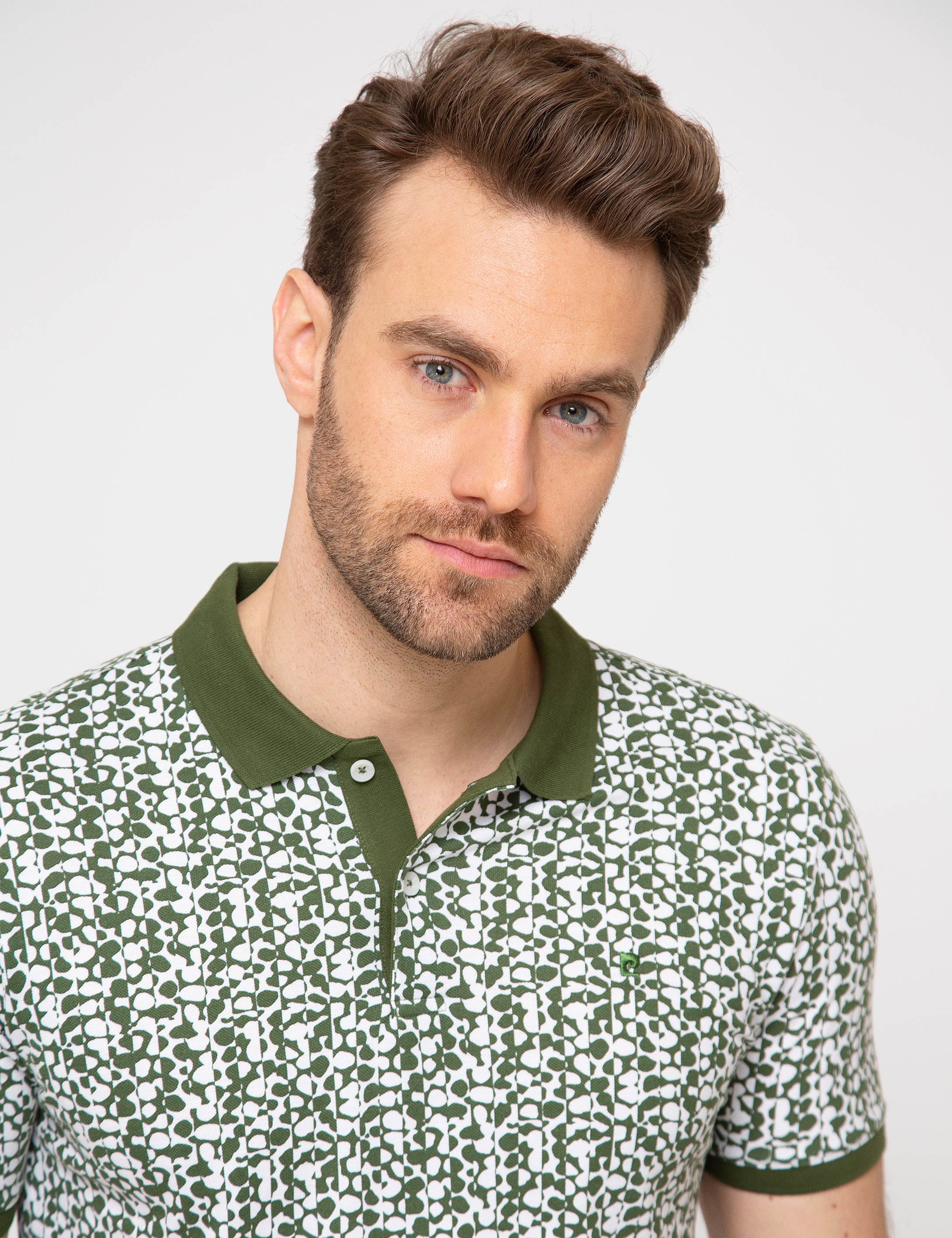 Yeşil Slim Fit Tişört - Image 1