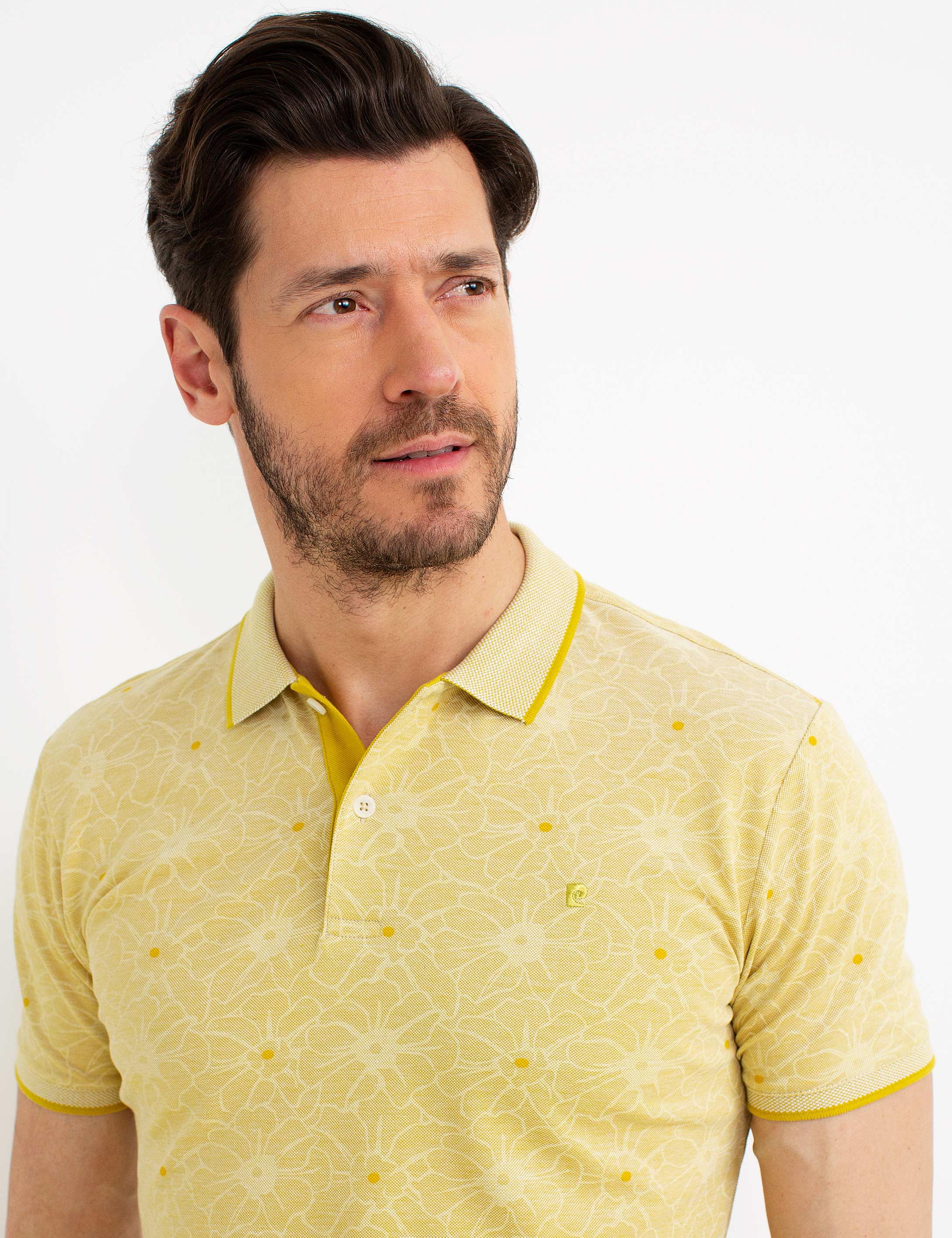 Sarı Slim Fit Tişört