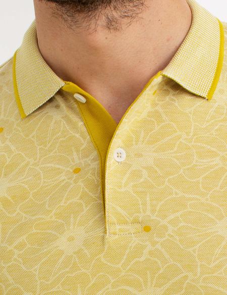 Sarı Slim Fit Tişört - 50185849007