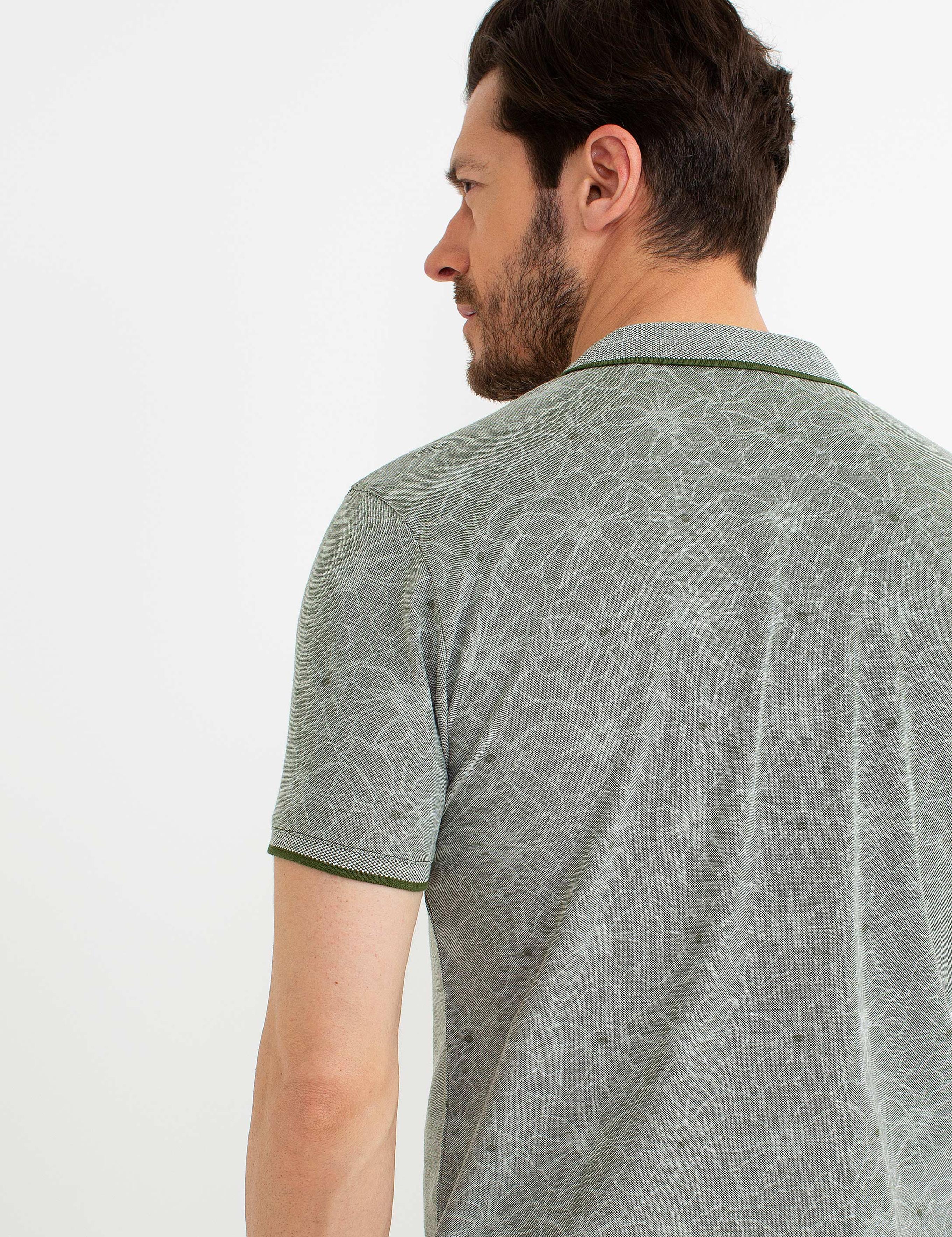 Yeşil Slim Fit Tişört