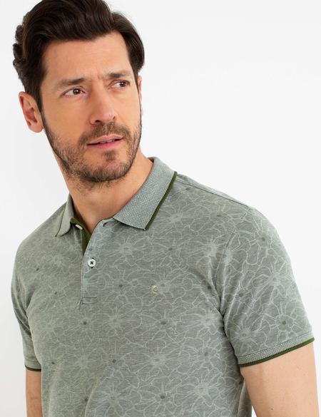 Yeşil Slim Fit Tişört - 50185849028