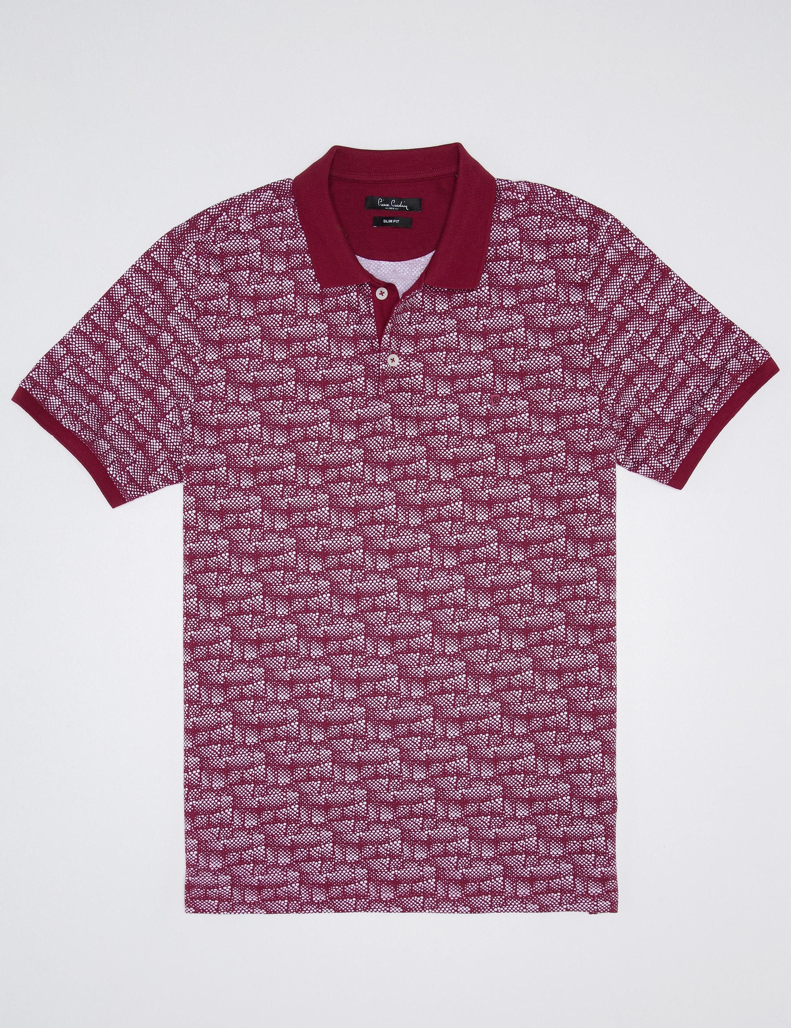 Bordo Slim Fit Tişört