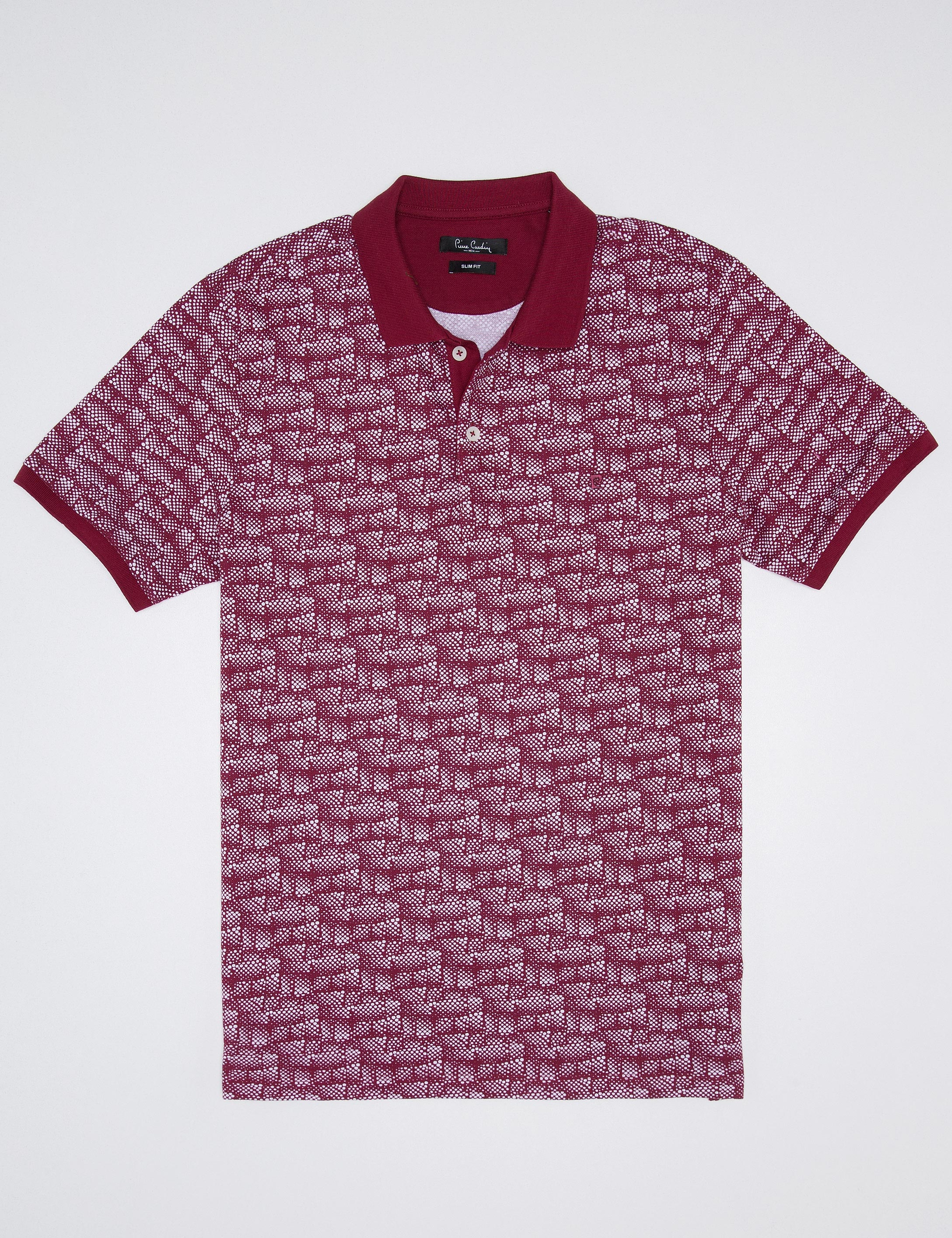Bordo Slim Fit Tişört - Image 3