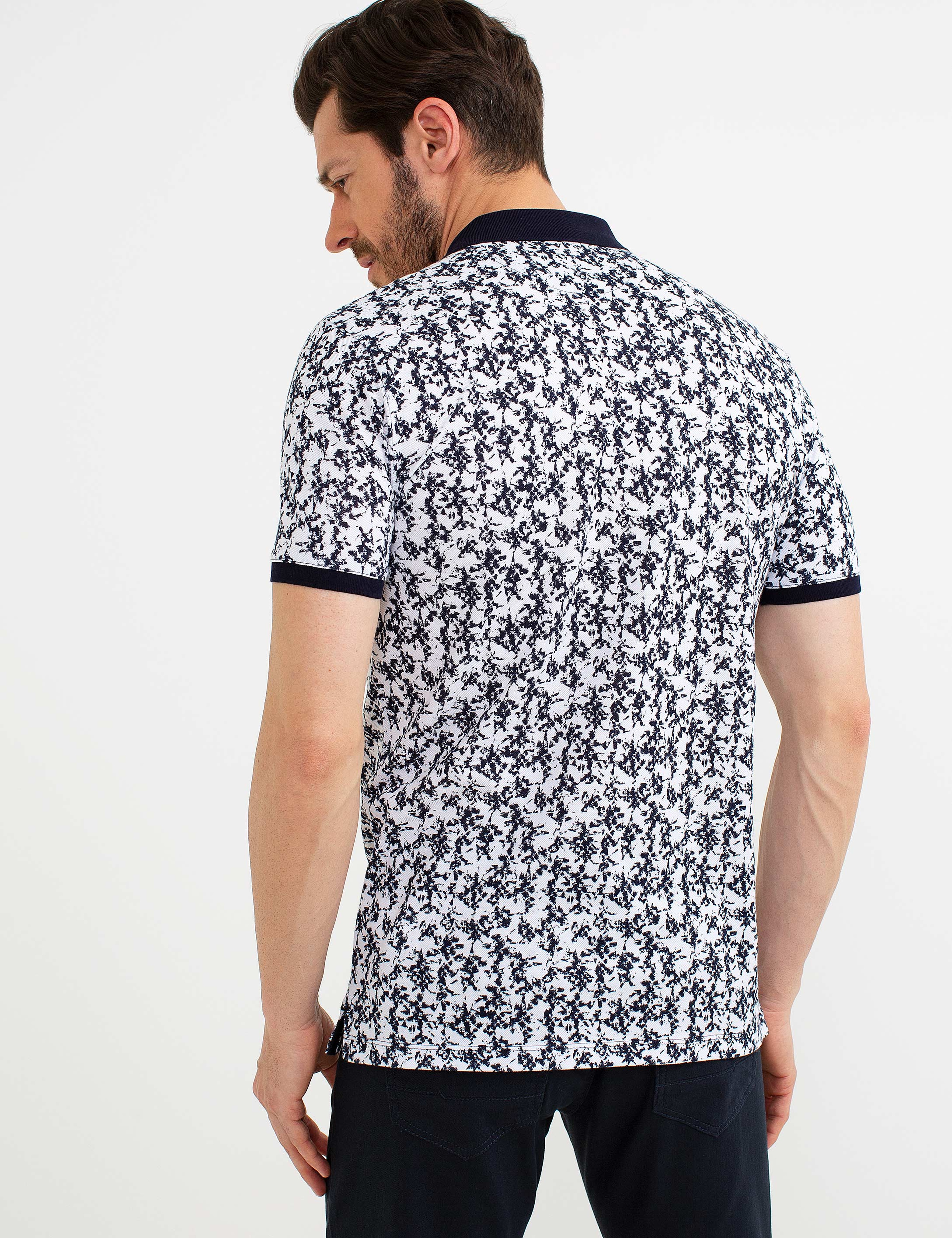 Lacivert Slim Fit Tişört