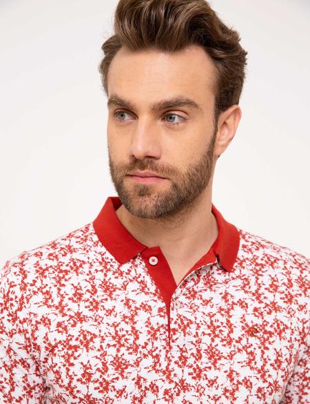 Kiremit Slim Fit Tişört - 50185858032