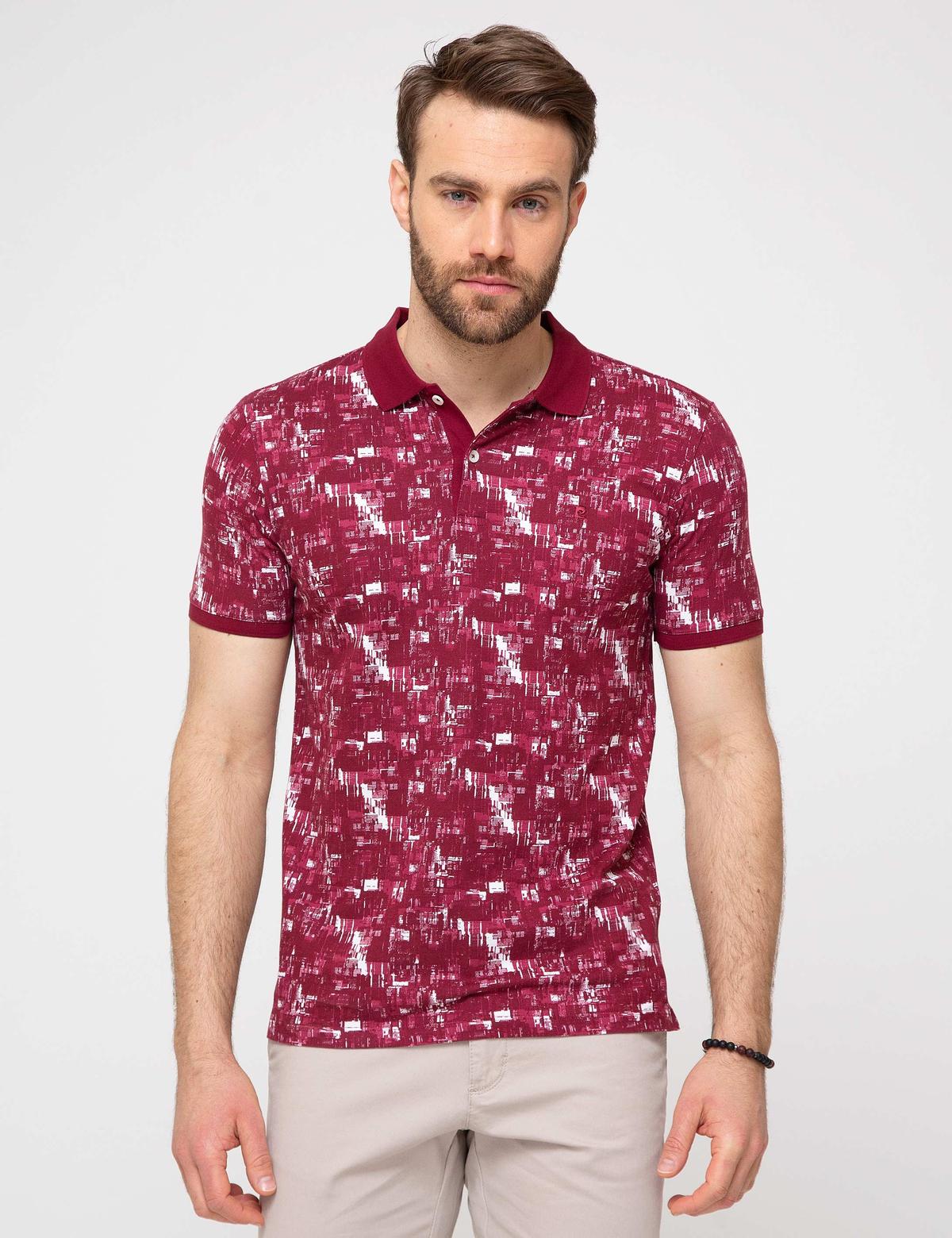 Bordo Slim Fit Tişört