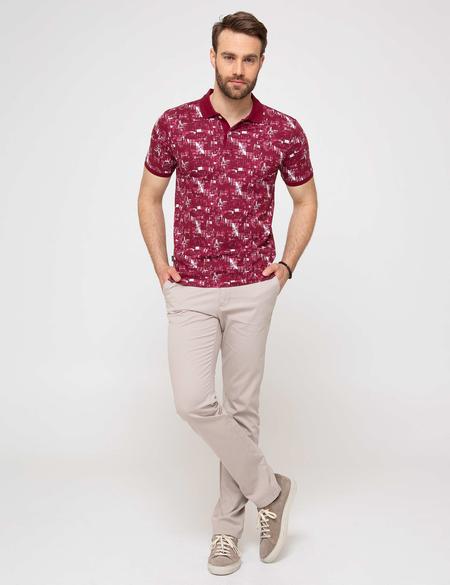 Bordo Slim Fit Tişört - 50185860013