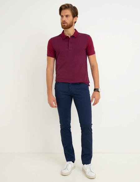 Bordo Slim Fit Tişört - 50185870019